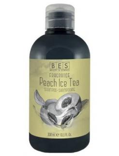 BES Fragrance Peach Ice Tea Shampoo 300ml - vlasový šampon s vůní broskve