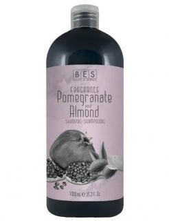 BES Fragrance Pomegranate And Almond Shampoo 1000ml - šampon s vůní granátového jablka a mandle