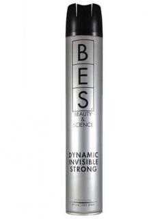 BES Hair Fashion Dynamic Invisible Strong 500ml - lak na vlasy pro větší objem