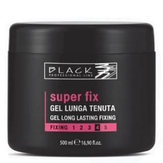 BLACK Styling Super Fix Gel - gel na vlasy extra silně a dlouhodobě  tužící 500ml