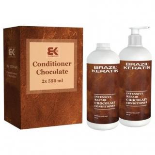 BRAZIL KERATIN Conditioner Chocolate hloubkově regenerující balzám s keratinem 2x550ml