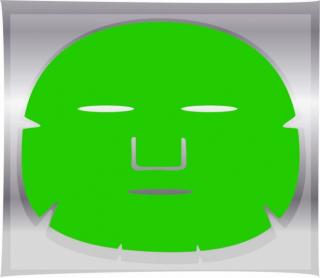 BRAZIL KERATIN Green Tea Mask - regenerační pleťová maska na obličej 1ks