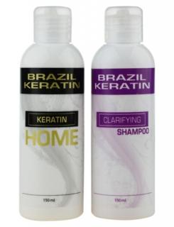 BRAZIL KERATIN Home Set - Keratin 150ml + Clarifying šampon 150ml - pro domácí použití