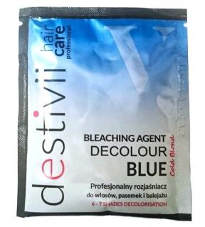 DESTIVII Professional Decolour Blue - melír na vlasy v prášku 40g - zesvětluje o 6-7 tónů