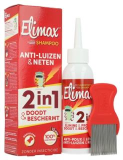 ELIMAX 2 in 1 Kills Lice And Nits Shampoo 100ml - šampon proti vším, usmrcuje a odpuzuje