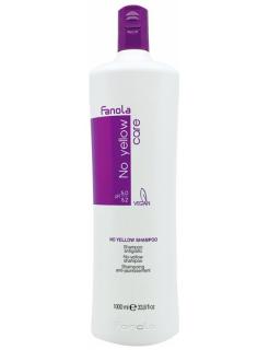 FANOLA No Yellow Shampoo 1000ml - šampon pro blond, melírované a šedivé vlasy