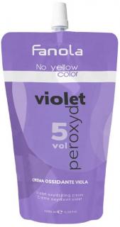 FANOLA No Yellow Violet Peroxyd 5vol - fialový oxydant s anti-žlutým účinkem