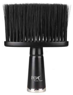 FOX Barber Expert Professional Neck Brush - profi oprašovací štětka - černá