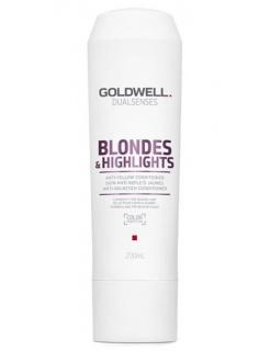 GOLDWELL Dualsenses Blondes And Highlights Conditioner 200ml - neutralizuje žluté odstíny
