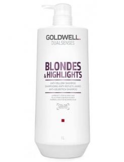 GOLDWELL Dualsenses Blondes And Highlights Shampoo 1000ml - šampon pro bílou blond