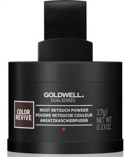 GOLDWELL Dualsenses Color Revive Root Retouch Powder 3,7g - Barvící pudr - Dark Brown To Black