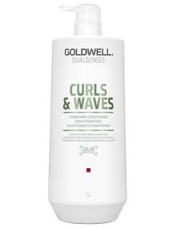 GOLDWELL Dualsenses Curls And Waves Conditioner 1000ml - kondic. pro vlasy vlnité a trvalené