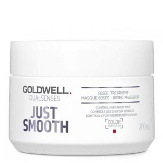 GOLDWELL Dualsenses Just Smooth 60sec Treatment 200ml - uhlazující maska pro krepaté vlasy