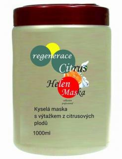 HELEN Regenerace Citrus 1000ml - kyselá maska pro barvené vlasy s výtažkem z citrusových plodů