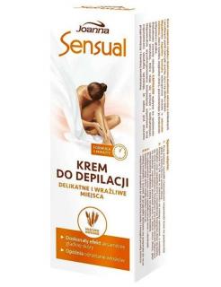 JOANNA Sensual DELICATE Oat Milk Cream - Depilační krém pro jamná a citlivá místa 100g