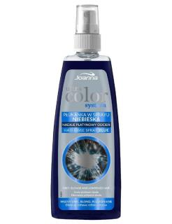 JOANNA Ultra Color BLUE Hair Rinse Spray 150ml - tónovací přeliv ve spreji - modrý