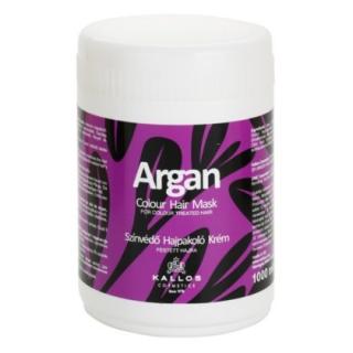 KALLOS Argan Colour Hair Mask 1000ml - maska s Arganem na barvené vlasy
