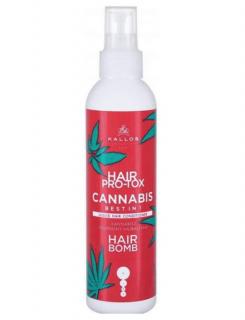 KALLOS Cannabis Pro-Tox Cannabis Hair Bomb 200ml - bezoplachový regenerační kondicionér