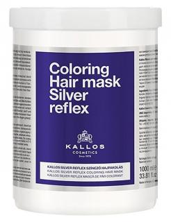 KALLOS Cosmetics Silver Reflex Mask 1000ml - stříbrná maska pro blond vlasy