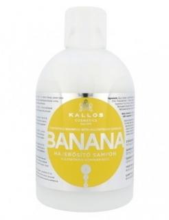 KALLOS KJMN Banana Shampoo 1000ml - šampon na suché vlasy s multivitamíny