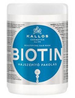 KALLOS KJMN Biotin Hair Mask 1000ml - maska pro tenké, slabé a lámavé vlasy