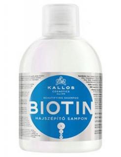 KALLOS KJMN Biotin Shampoo 1000ml - šampon pro tenké, slabé a lámavé vlasy