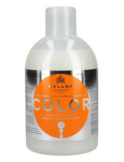 KALLOS KJMN Color Shampoo 1000ml - šampon na barvené a poškozené vlasy