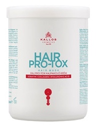 KALLOS KJMN Hair Pro-Tox Mask 1000ml - vlasová maska s keratinem a kyselinou hyaluronovou