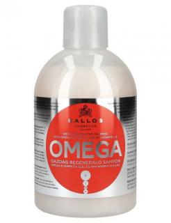 KALLOS KJMN Omega Shampoo 1000ml - šampon na lámavé vlasy a roztřepené konečky