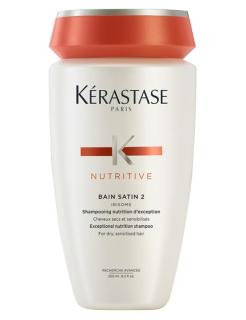 KÉRASTASE Nutritive Bain Satin 2 Irisome 250ml - šampon pro suché, jemné a citlivé vlasy