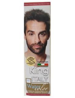 KLÉRAL King Italy Water Color LIGHT BROWN - světle hnědá barva na vlasy pro muže