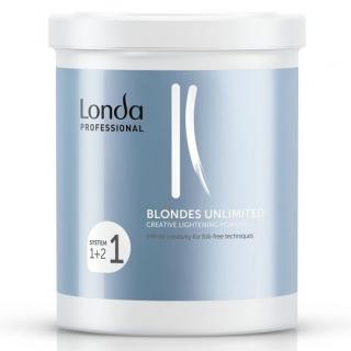 LONDA Professional Blondes Unlimited Powder 400g - foil-free melír pro kreativní techniky