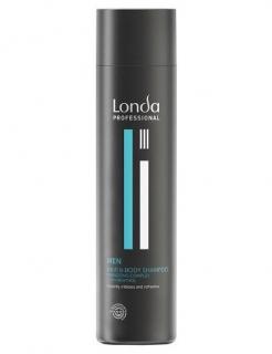 LONDA Professional MEN Hair and Body Shampoo 250ml - vlasový a tělový šampon pro muže