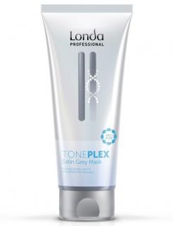 LONDA TonePLEX Satin Grey Mask 200ml - intenzivní maska pro obnovu barvy vlasů - šedá