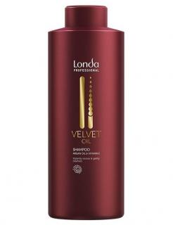 LONDA Velvet Oil Argan Oil Shampoo 1000ml - revitalizační šampon s arganovým olejem