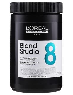 LOREAL Professionnel Blond Studio 8 Multi-Techniques Powder 500g - melír s Pro-Keratinem