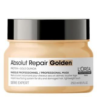 LOREAL Serie Expert Absolut Repair Gold Quinoa Golden Mask 250ml - zlatá maska na velmi poškozené vlasy