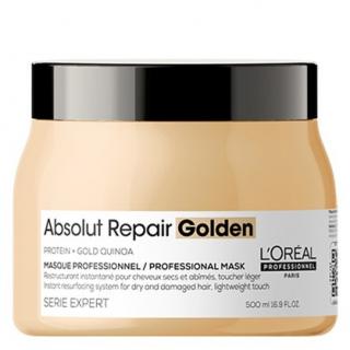 LOREAL Serie Expert Absolut Repair Gold Quinoa Golden Mask 500ml - zlatá maska na velmi poškozené vlasy