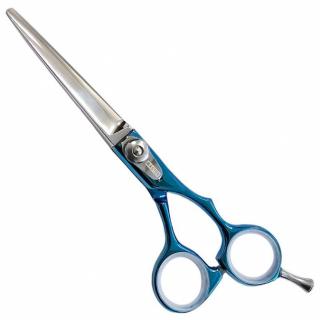 MASTER DGF60 Profesionální kadeřnické nůžky na vlasy 6´ - modro stříbrné
