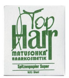 MATUSCHKA Top Hair - kadeřnické papírky na trvalou ondulaci 500ks