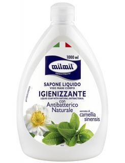 MIL MIL Sapone Liquido IGIENIZZANTE Antibatterico Naturale 1l - dezinfekční  tekuté mýdlo