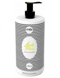 MILA Hair Cosmetics Argan Anti Frizz Shampoo 1000ml - vyhlazující arganový šampon na vlasy