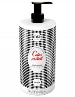 MILA Hair Cosmetics Color Protect Shampoo 1000ml - šampon s hedvábím na barvené vlasy