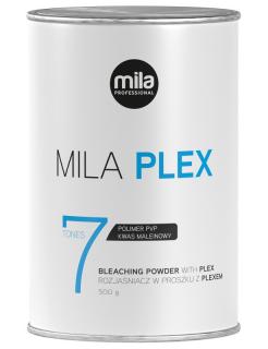 MILA Plex Bleaching Powder With Plex 500g - bílý melír, zesvětluje až o 7 odstínů