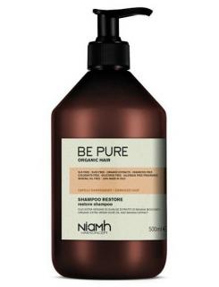 NIAMH Be Pure Restore Shampoo 500ml - obnovující šampon pro poškozené lámavé vlasy