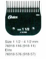 OSTER Hlavice 4mm Náhradní stříhací nůž pro Oster 97-40 a 44 size1,5 - 4mm