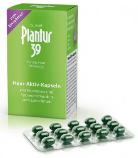 PLANTUR 39 Aktivní kapsle cps.60 - vitamíny proti vypadávání vlasů u žen