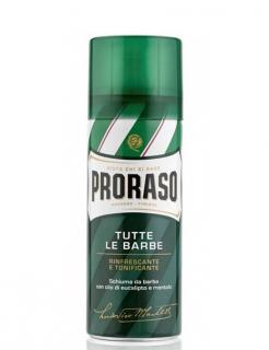 PRORASO Eucalyptus Osvěžující pěna na holení v cestovním balení - eukalyptus 50ml