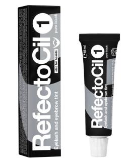 REFECTOCIL č.1 PURE BLACK - Profesionální barva na řasy, obočí a vousy 15ml - Černá