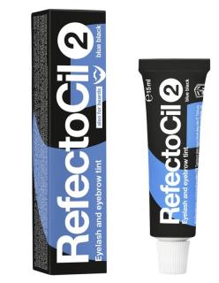 REFECTOCIL č.2 BLUE BLACK - Profesionální barva na řasy, obočí a vousy 15ml - Modročerná